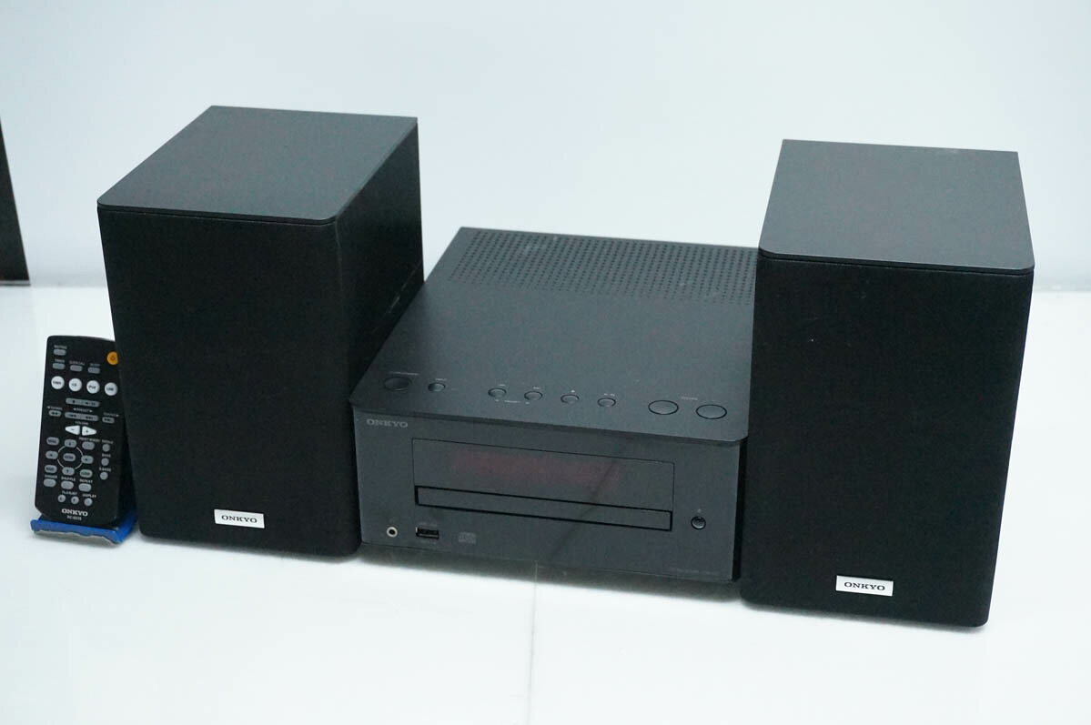 ONKYO オンキヨー iPod/iPhone/iPad対応 CDチューナーアンプシステム X-U1(B)