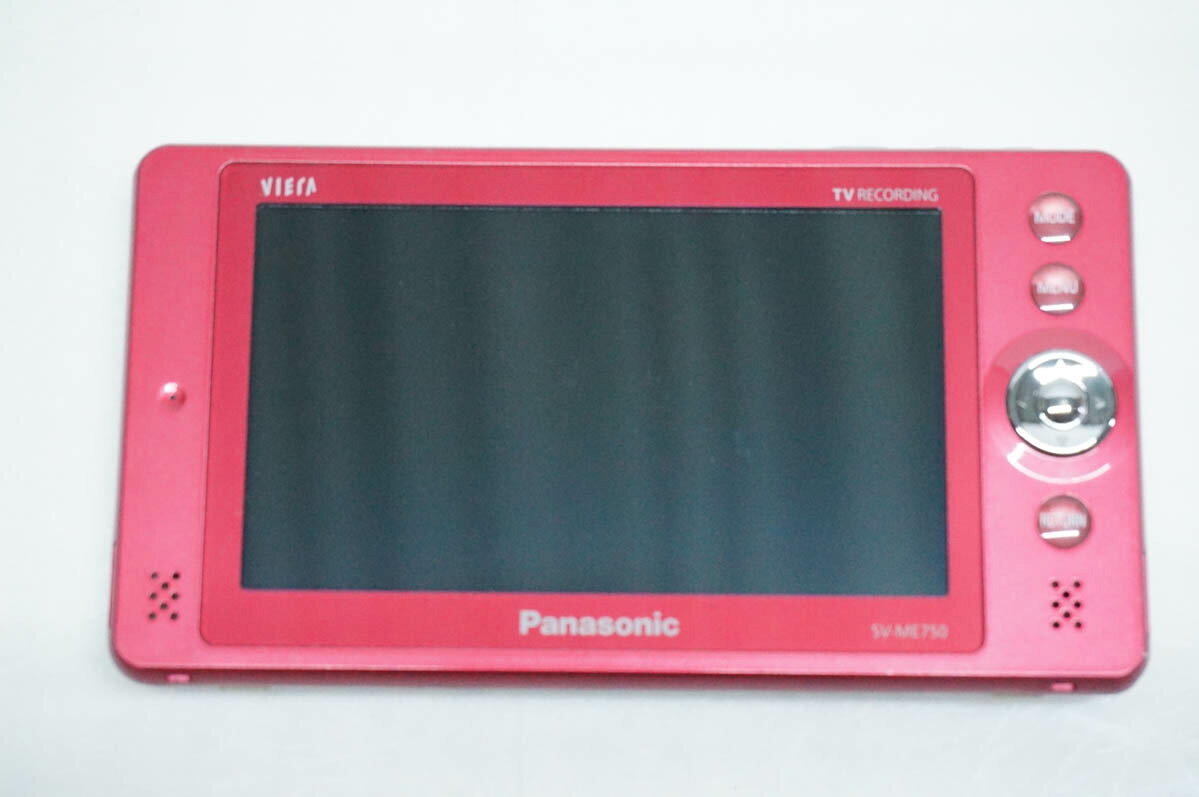 エスネットショップ楽天市場店の【中古】Panasonicパナソニック ポータブルワンセグテレビ 5V型 VIERAビエラ 防水 SV-ME750 ポータブルTV｜アングル2