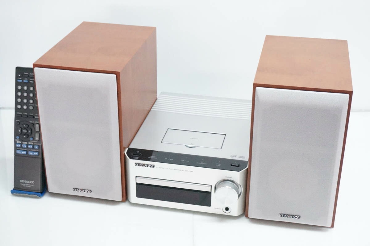 KENWOODケンウッド コンパクトHi-Fiシステム CD／USB／ラジオ K-521 ミニコンポ オーディオ iPod用ドック搭載