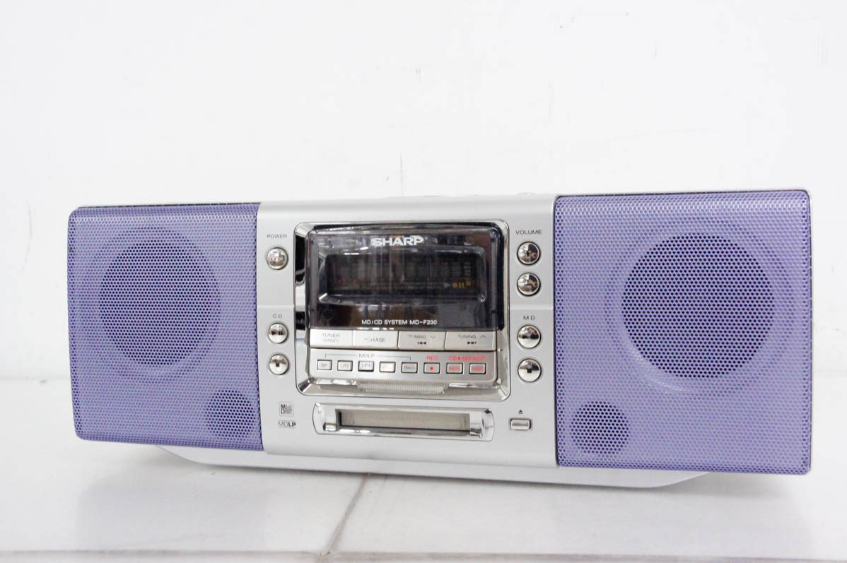 良品 SHARP CD/MDプレイヤー MD-K2300 新品電源ケーブル付き 楽天市場】md-k2300の通販