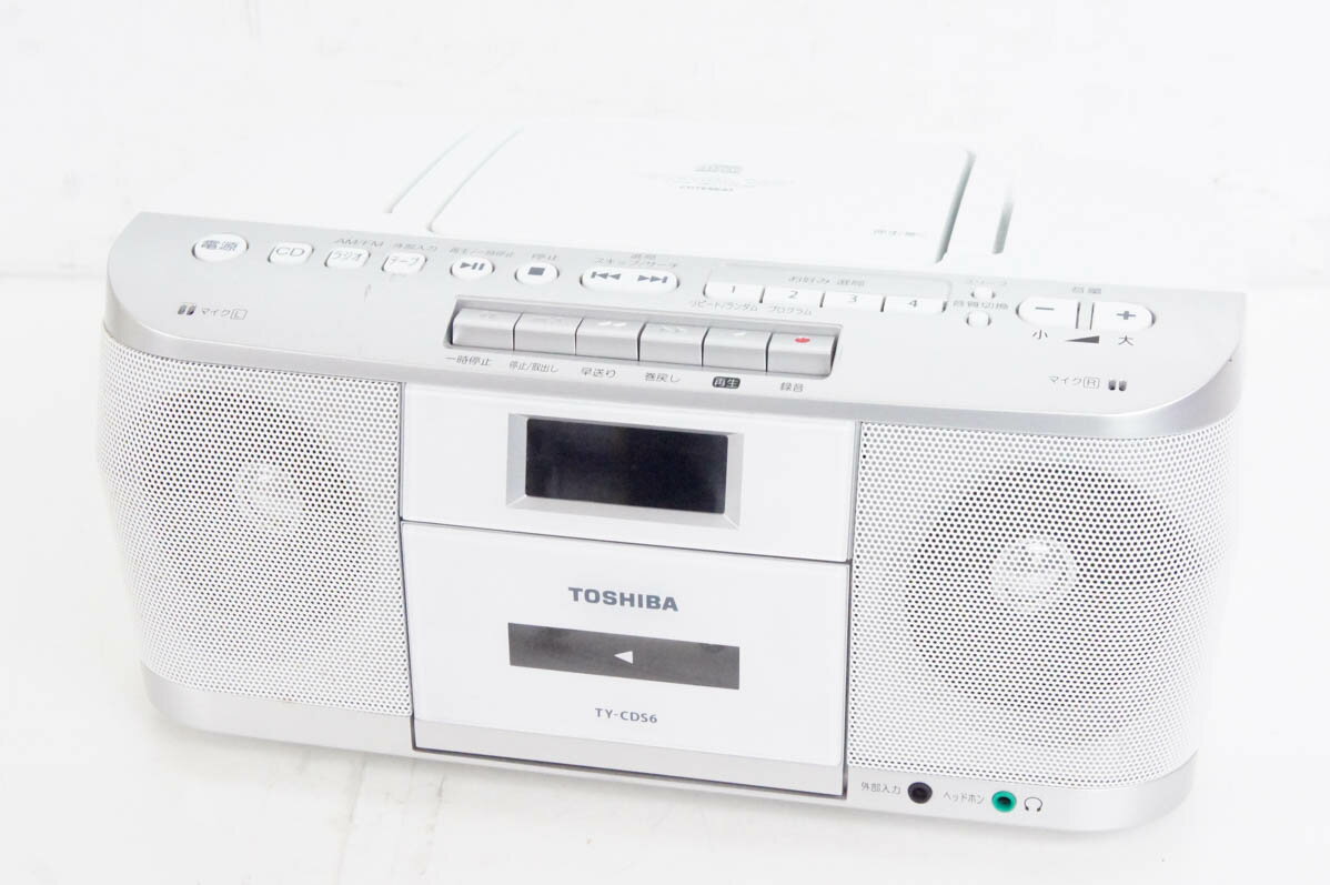 【中古】【訳あり】東芝TOSHIBA CDラジオ TY-CDS6