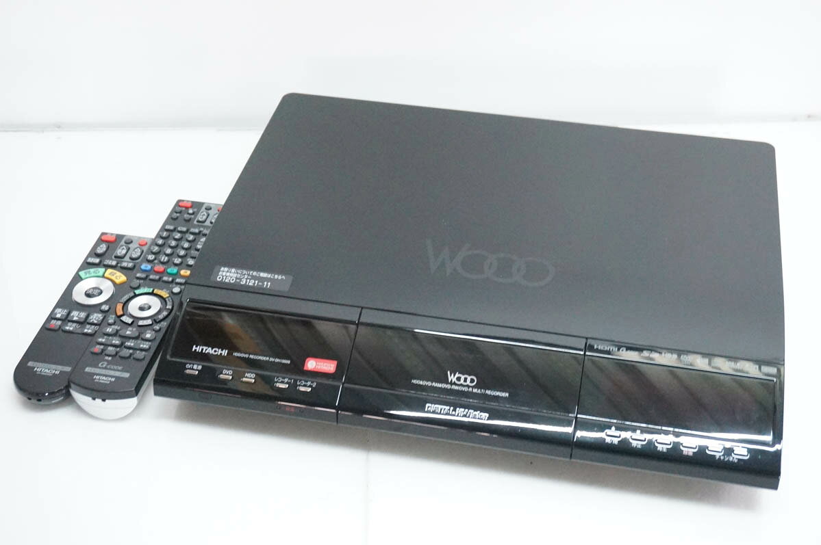 【中古】日立HITACHI WOOO HDD内蔵DVDレコーダー 1TB DV-DH1000S 地上デジタルチューナー搭載