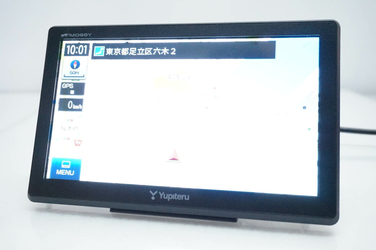 【中古】Yupiteruユピテル 7V型 ワンセグ搭載 ポータブルカーナビ MOGGY YPB735ML