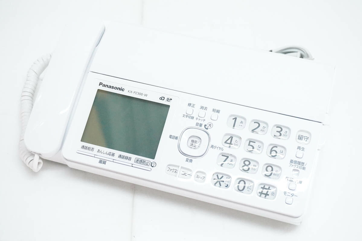 【中古】Panasonicパナソニック デジタルコードレスFAX KX-PZ300-N 親機のみ