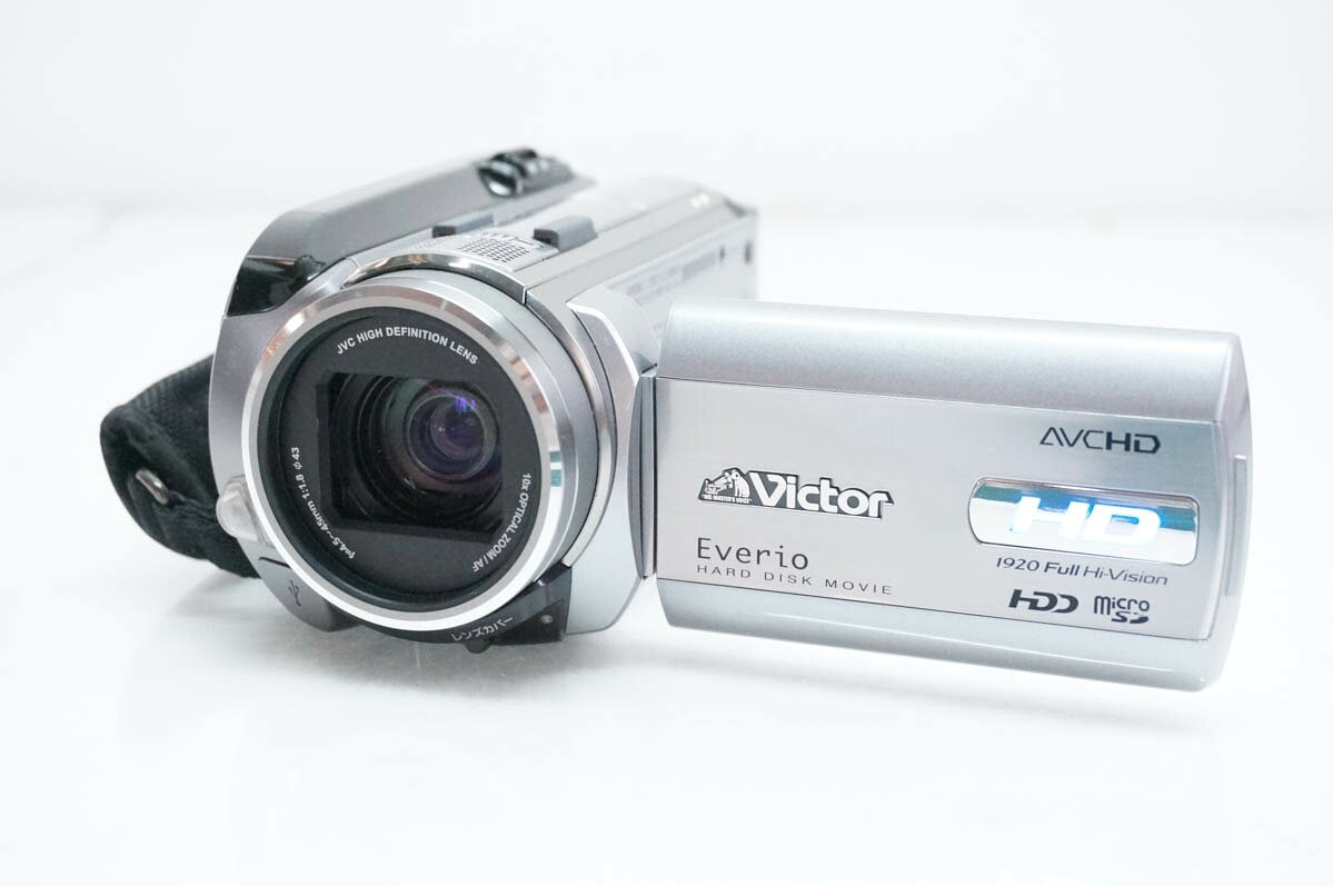 【中古】JVC Victorビクター エブリオEverio ハイビジョンデジタルビデオカメラ GZ- ...