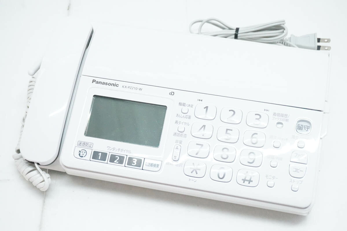 楽天市場】電話機 fax kx-pz210（ブランドパナソニック）の通販