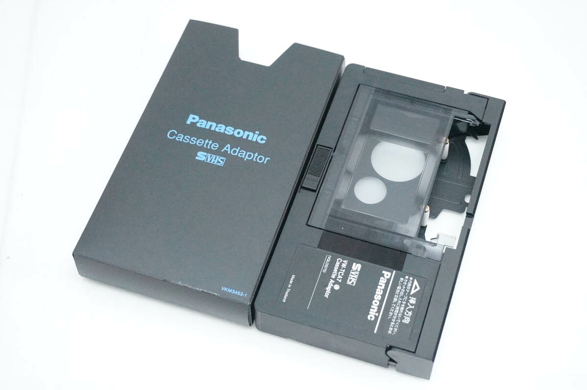 【中古】Panasonicパナソニック VHSカセットアダプター VW-TCA7