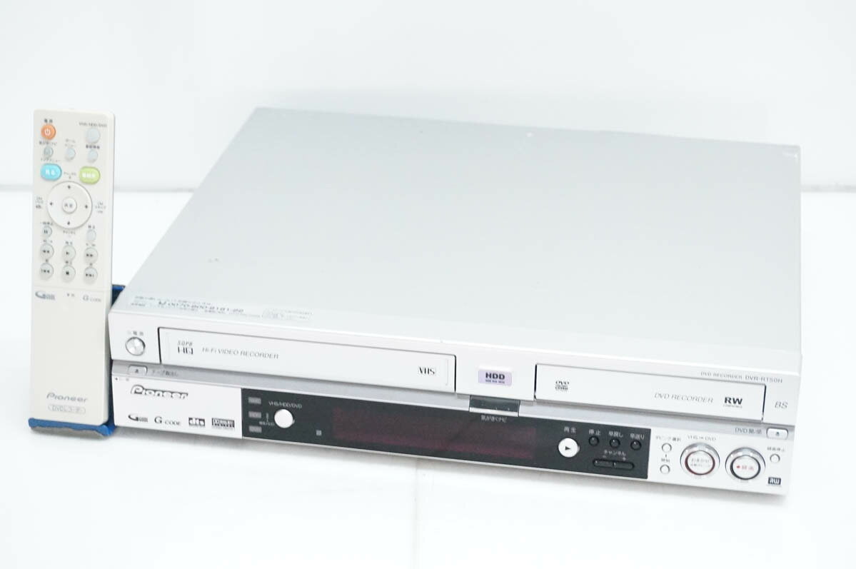 【中古】C パイオニアPioneer DVDプレーヤー一体型VHSビデオデッキ DVR-RT50H ダビング機能付