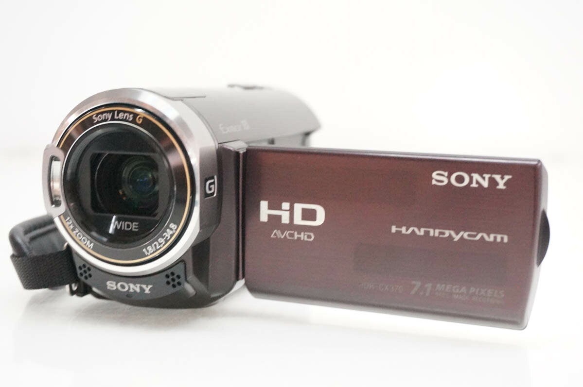 【中古】SONYソニー ハンディカム ハイビジョンデジタルビデオカメラ 64GB HDR-CX370V