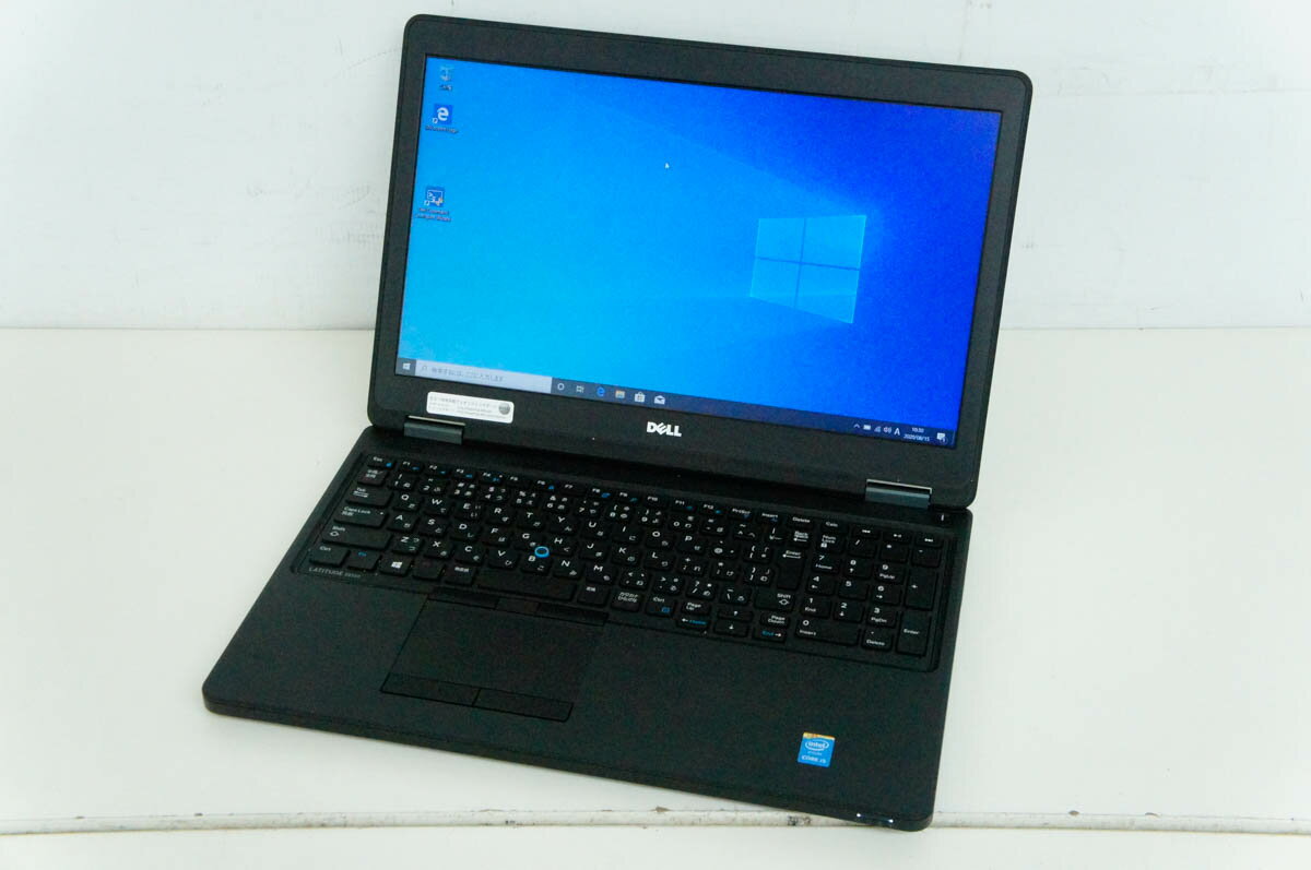 【中古】ノートパソコン／DELL／15.6型／Windows10Pro 64bit／intel Core i5-5200U 2.20GHz／メモリ4GB／SSD118GB／無線LAN搭載／Latit..