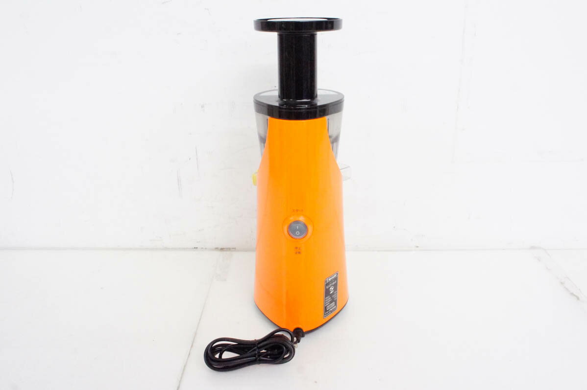 【中古】SHARPシャープ スロージューサー HEALSIOヘルシオ ジュースプレッソ EJ-CF10A-D 低速ジューサー 低速圧縮絞り