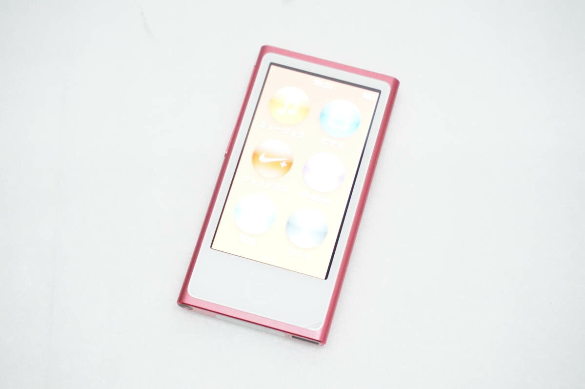 【中古】C Appleアップル 第7世代 iPod nano 16GB ピンク MD475J