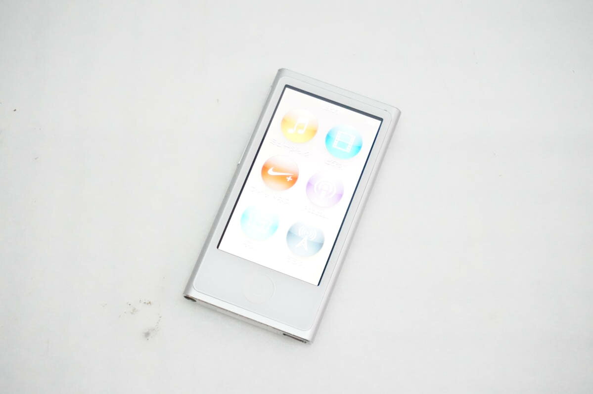 【中古】Appleアップル 第7世代 iPod nano 16GB シルバー MD480LL