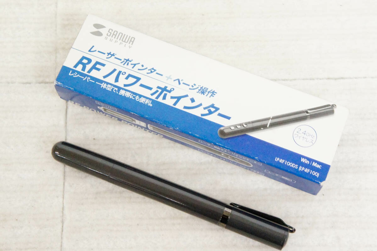 【中古】サンワサプライ RFパワーポインター LP-RF100D