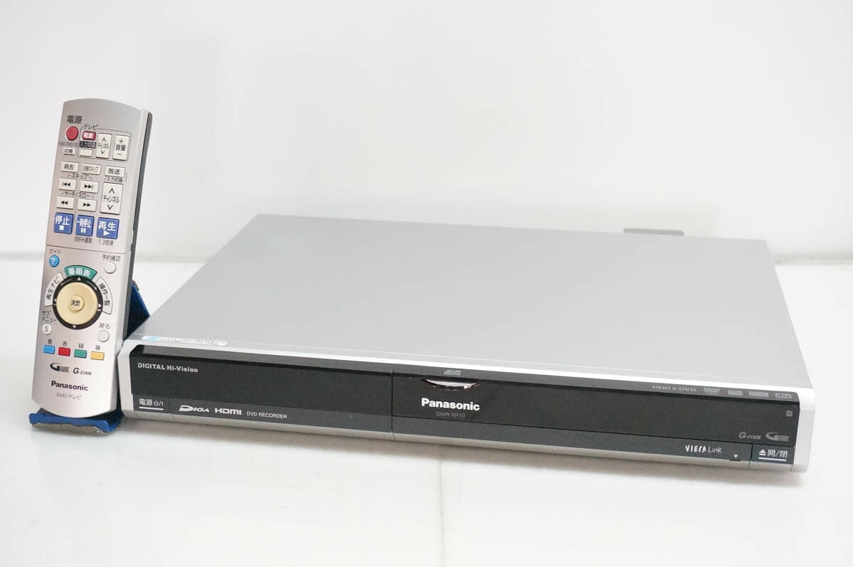 【中古】Panasonicパナソニック HDD内蔵DVDレコーダー DIGAディーガ 地デジ対応 HDD200GB DMR-XP10