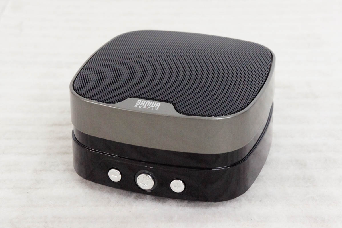 【中古】サンワサプライ WEB会議小型スピーカーフォン MM-MC28