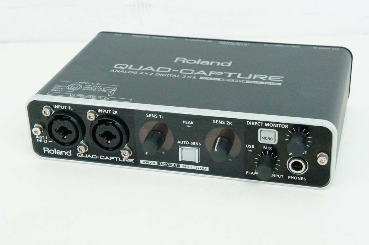 【中古】Rolandローランド USBオーディオインターフェイス QUAD-CAPTURE UA-55