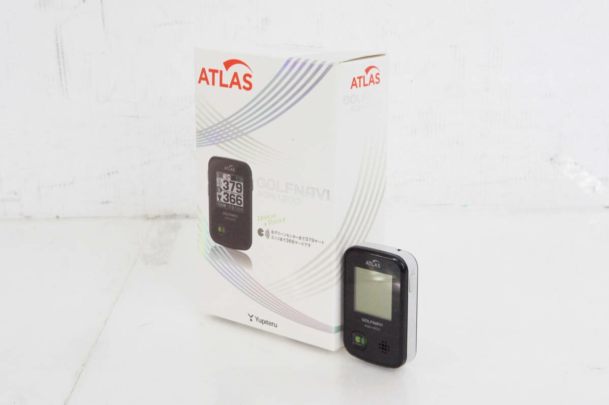 【中古】Yupiteruユピテル ゴルフスイングトレーナー AGN1200 ATLAS GOLFNAVI ゴルフナビ