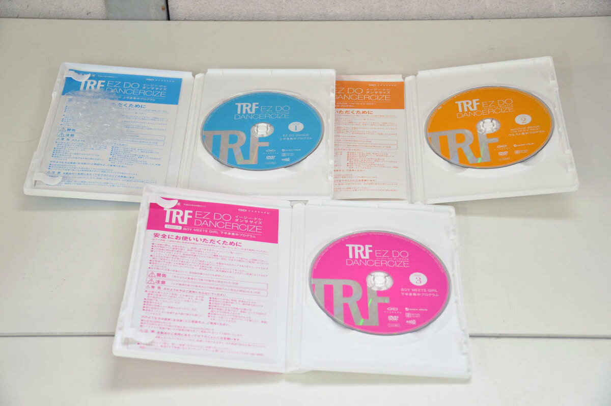 【中古】TRF イージー・ドゥ・ダンササイズ EZ DO DANCERCIZE DVD3枚セット Disc1〜3 ダンスエクササイズ【クリックポスト】【代引のみ送料別】【RP】