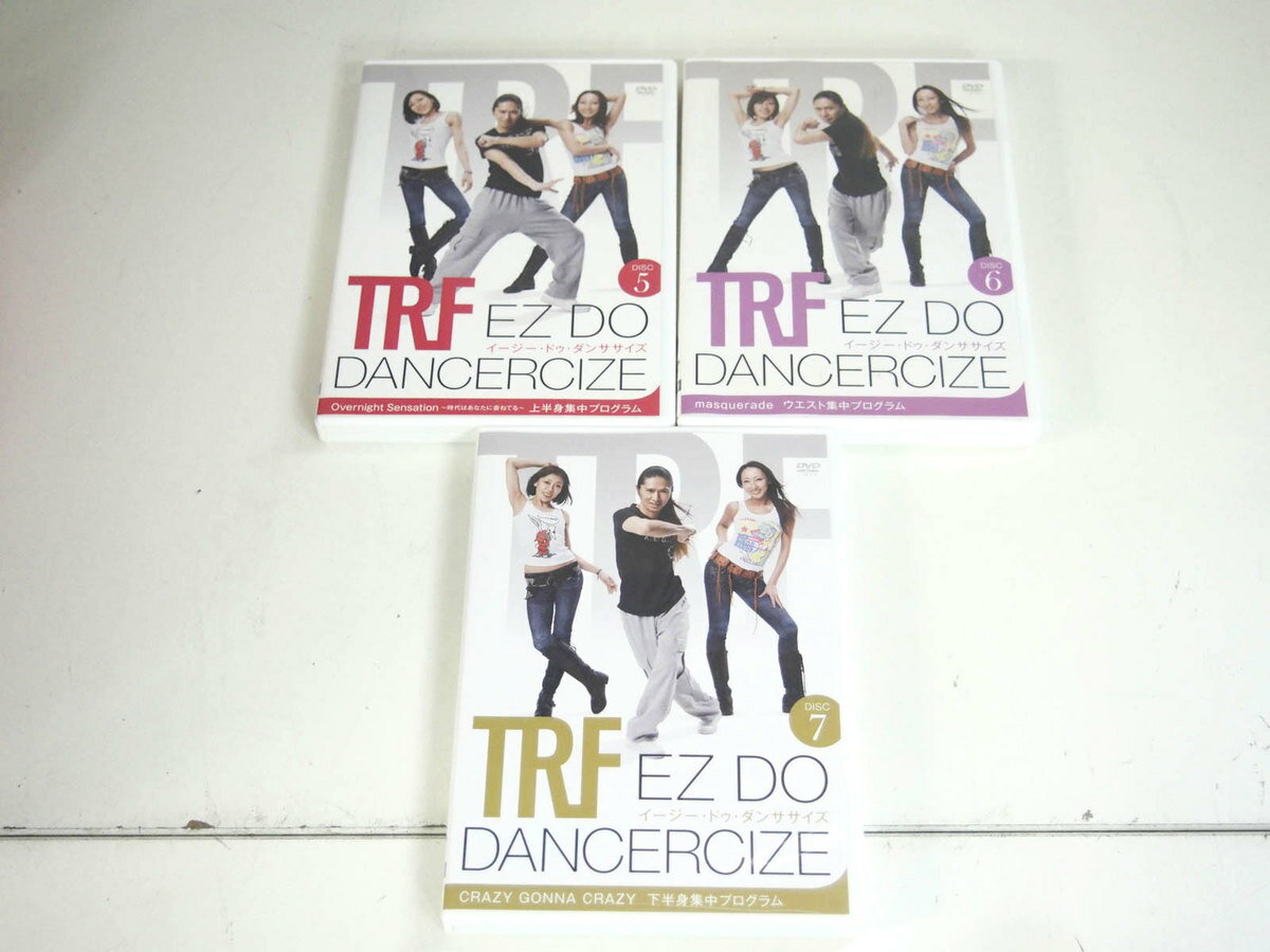 【中古】TRF イージー・ドゥ・ダンササイズ EZ DO DANCERCIZE DVD3枚セット Disc5〜7 2ndエディション ダンスエクササイズ【クリックポスト】【代引のみ送料別】