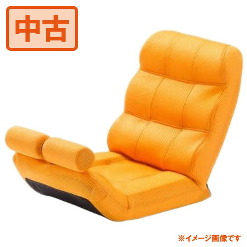 【中古】ミズノmizuno じつは！腹筋くんDX イエローゴールド オレンジ 座椅子型腹筋台