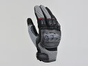 32438 DAYTONA デイトナ DG-003 カーボンメッシュグローブ グレー Lサイズ