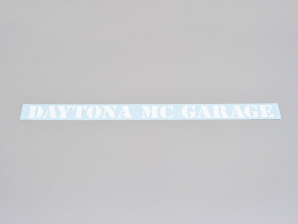 Rakuten - 96570 DAYTONA デイトナ MCガレージロゴデカール ホワイト