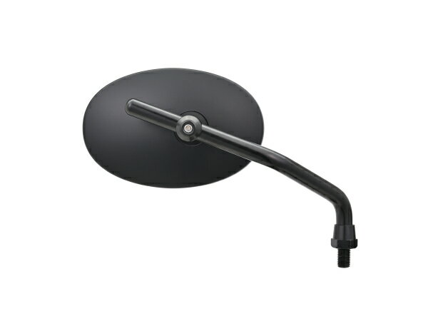 60627 DAYTONA デイトナ ハイビジミラー 2ベントロッド OVAL ブラック 右側 / 片側1個入り（新保安基準条件付適合）