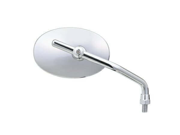 60647 DAYTONA デイトナ ハイビジミラー 2ベントロッド OVAL クロームメッキ 右側 / 片側1個入り（新保安基準条件付適合）