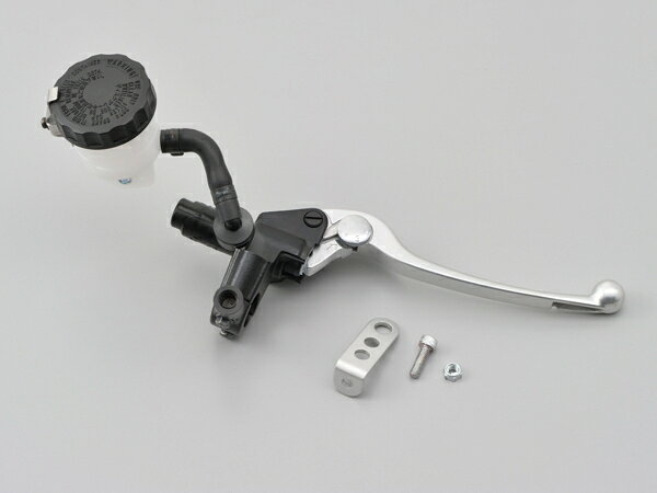 61742 DAYTONA デイトナ NISSIN ブレーキマスターシリンダー 横型1/2インチ(約12.7mm)【本体色：ブラック/レバー：バフクリアー】