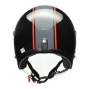 リード工業 BARTON BC-10 スモールジェットヘルメット ブラック×グレー フリーサイズ (57〜60cm未満) バートン BC-10 LEAD(2)