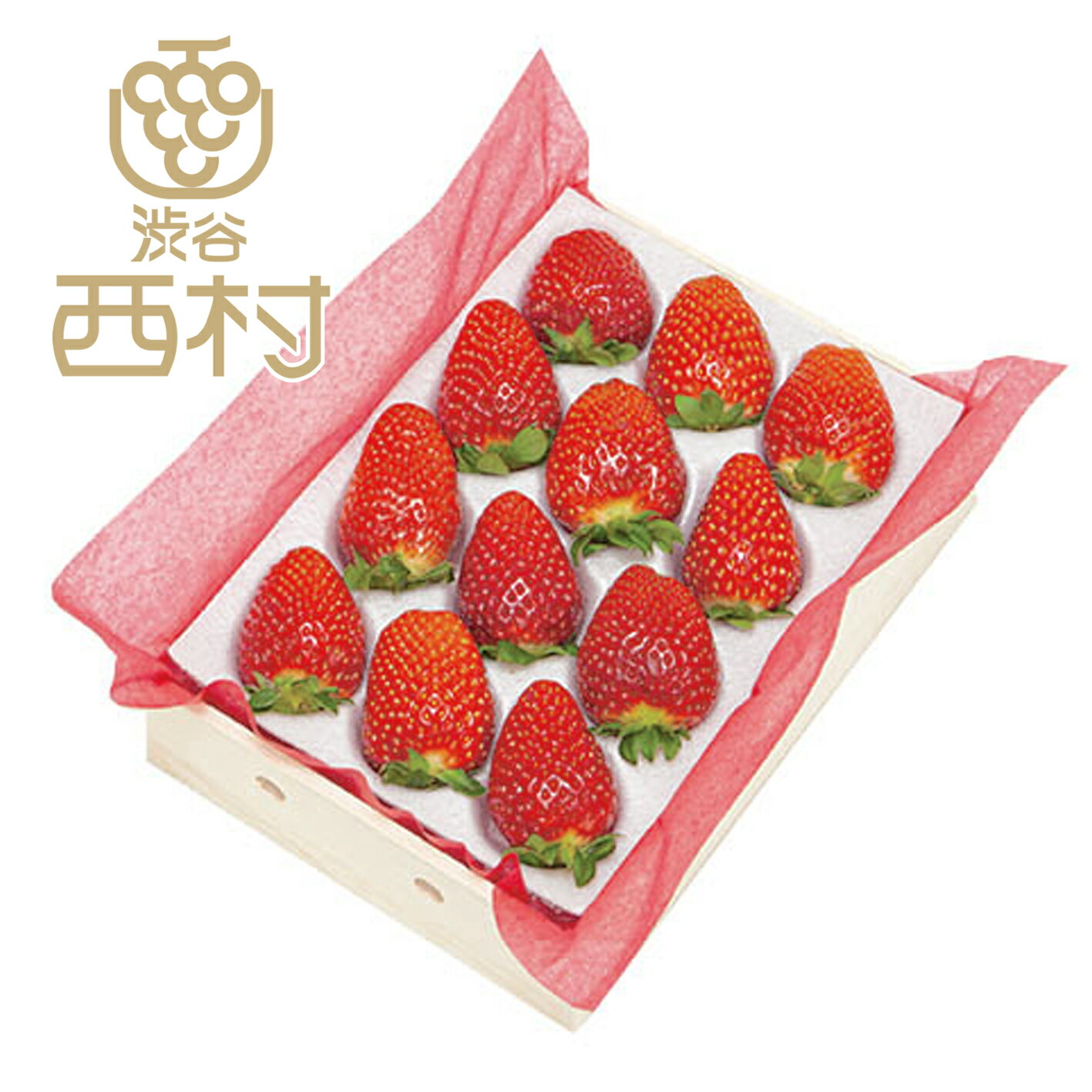 まりひめ 苺 和歌山産 木箱 12粒入り お祝い フルーツ ギフト 果物 詰め合わせ 高級フルーツ 渋谷西村 ..