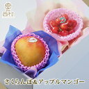 さくらんぼ&アップルマンゴー お祝い フルーツ ギフト 果物 詰め合わせ 高級フルーツ 渋谷西村 産地厳選 送料無料 フルーツギフト お供え 御供 プレゼント ...