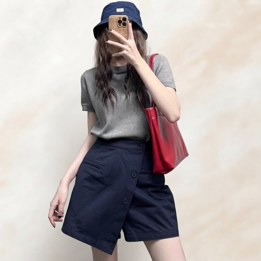 パンツ スカート スリム 春夏 春 夏 Aライン 薄手 ハイウエスト