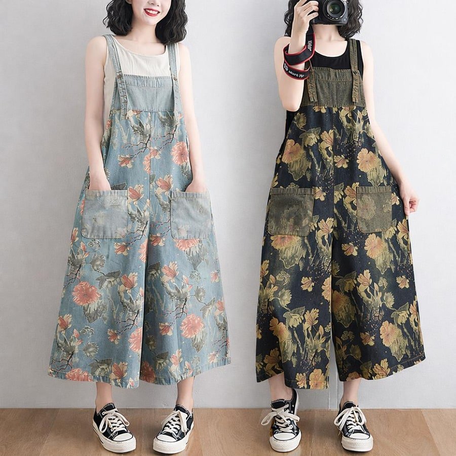 レディース パンツ プリント ワイド 夏 大きいサイズ 上品 ワイドパンツ レディースファッション 体型カバー ウエストゴム 通勤 お出かけ カジュアル