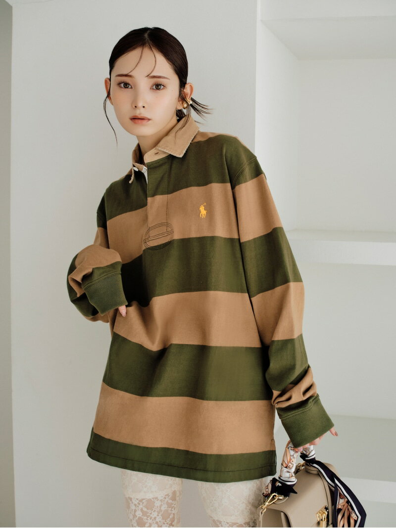 【SALE／40%OFF】【POLO RALPH LAUREN】ラグビーシャツ SNIDEL スナイデル トップス シャツ・ブラウス ピンク【RBA_E】【送料無料】[Rakuten Fashion]