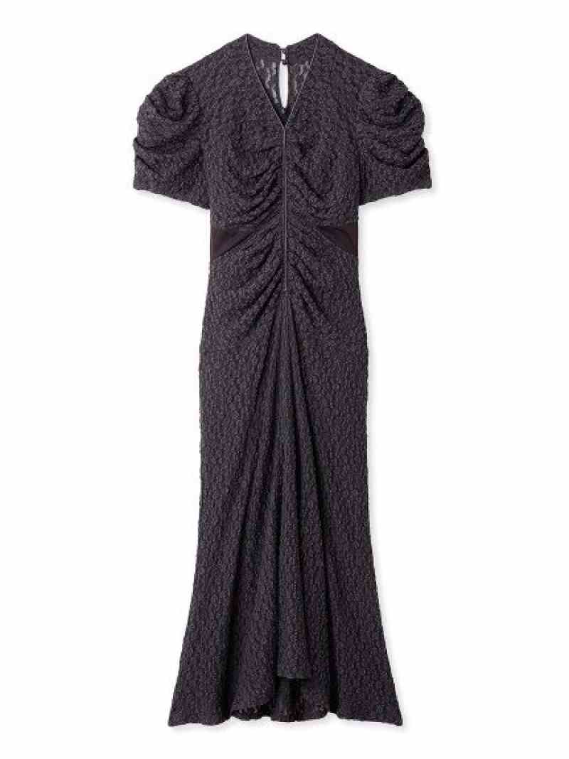 【SALE／50%OFF】Sustainableシュリンクレースシャーリングワンピース SNIDEL スナイデル ワンピース・ドレス ワンピース グレー ブラック ベージュ【RBA_E】【送料無料】[Rakuten Fashion]のサムネイル