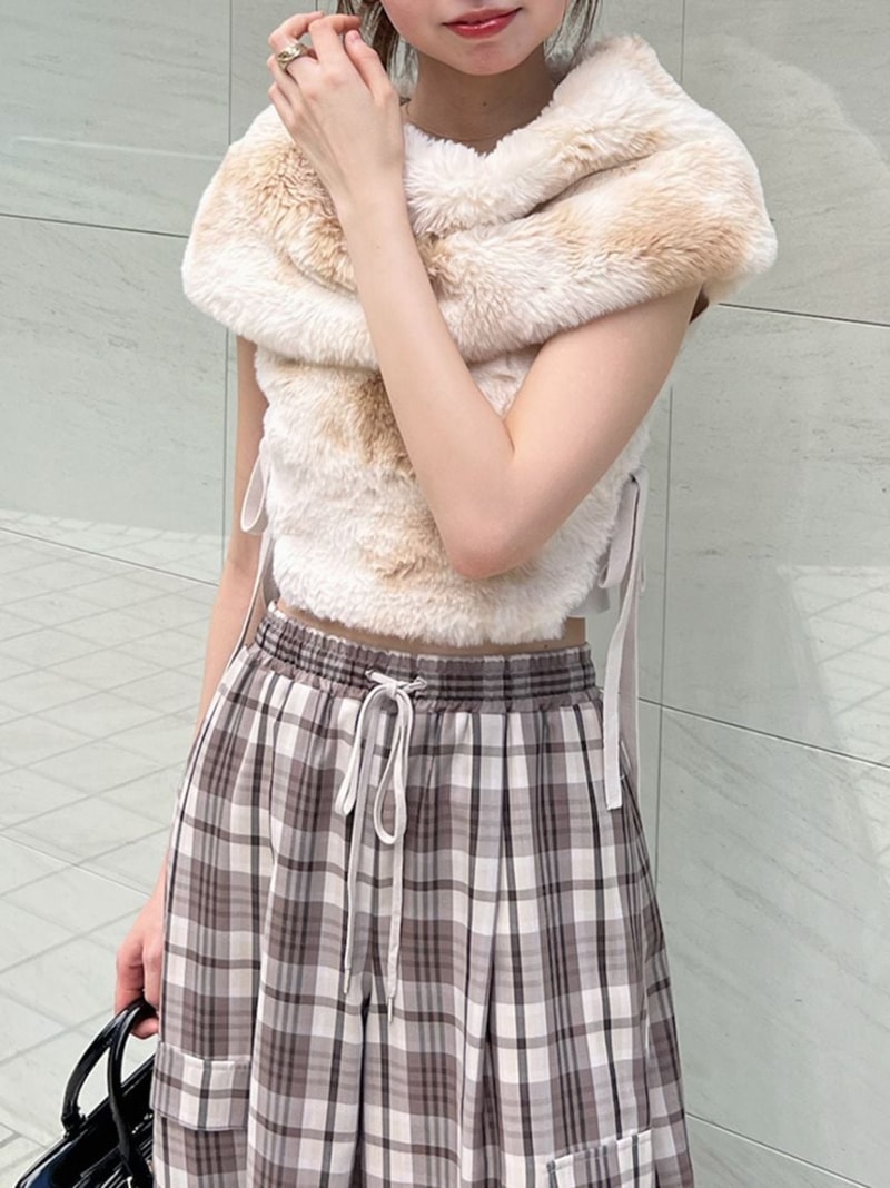 【SALE／50%OFF】フェイクファーアメスリニットプルオーバー SNIDEL スナイデル トップス ニット【RBA_E】【送料無料】[Rakuten Fashion]