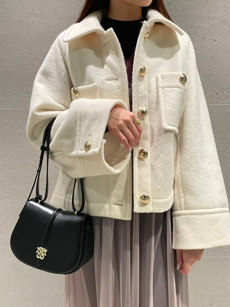 ミドルジャケットコート SNIDEL スナイデル ジャケット・アウター チェスターコート ホワイト ベージュ ピンク【送料無料】[Rakuten Fashion]のサムネイル