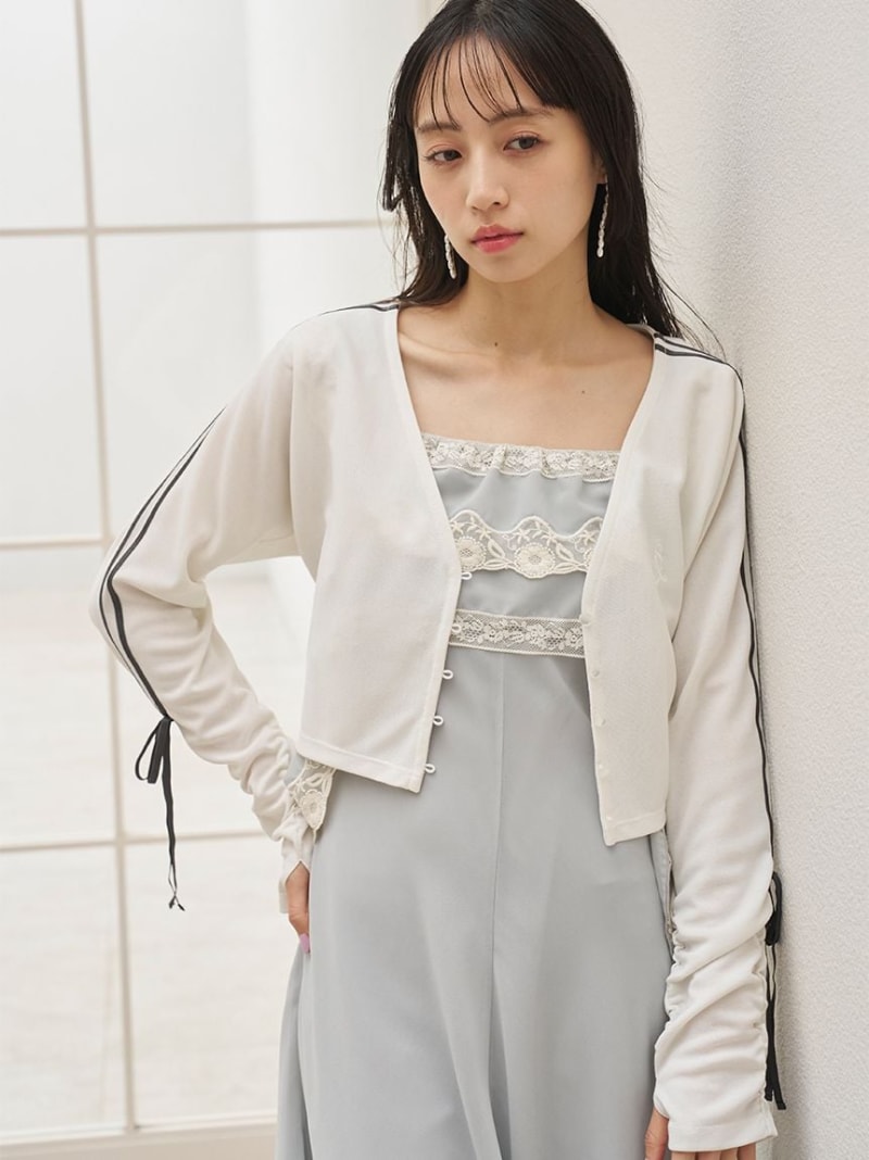 Rakuten - 【LUMISHADE】UVラインボレロ SNIDEL スナイデル トップス パーカー・フーディー ホワイト イエロー ネイビー【先行予約】*【送料無料】[Rakuten Fashion]