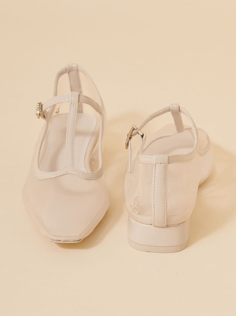 【SALE／50%OFF】シアーローヒールパンプス SNIDEL スナイデル シューズ・靴 パンプス ブラック ホワイト【RBA_E】【送料無料】[Rakuten Fashion]