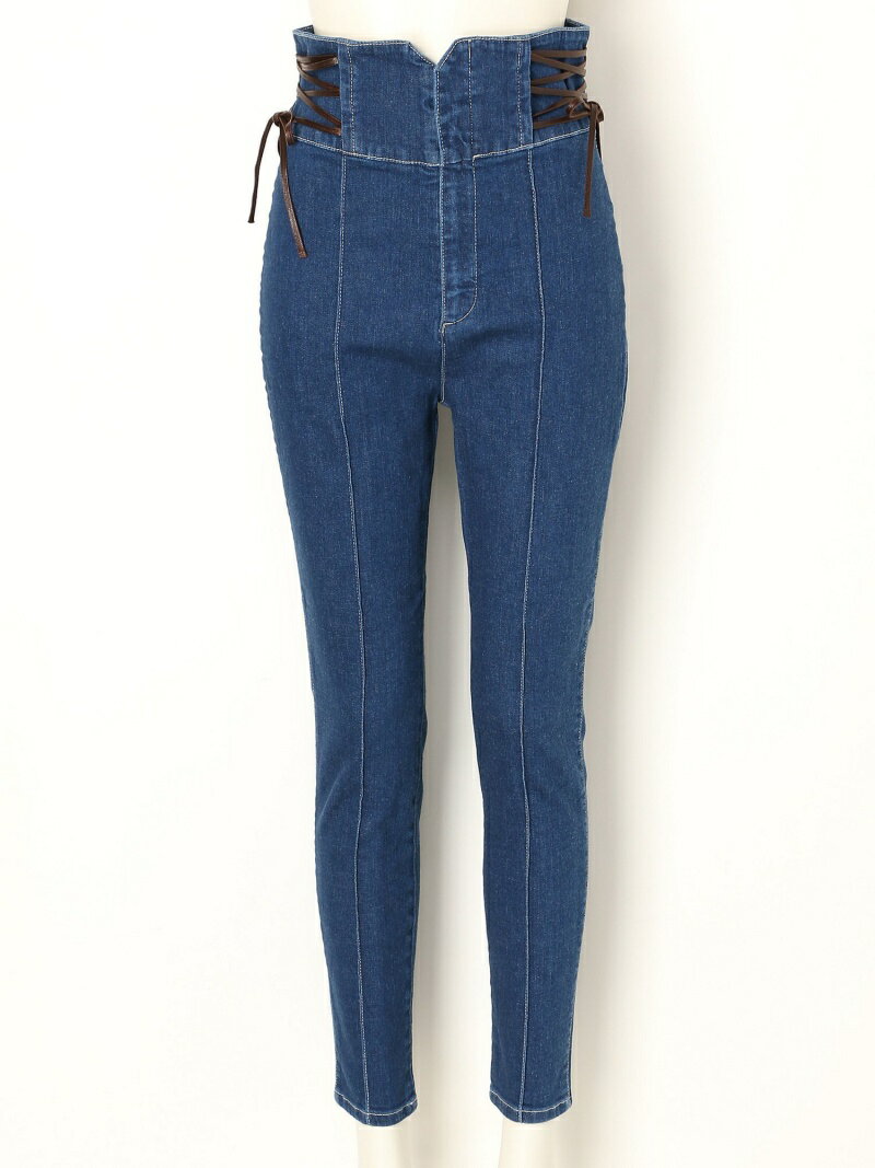 【SALE／45%OFF】デザインスキニーパンツ SNIDEL スナイデル パンツ ジーンズ・デニムパンツ ブルー ブラック ネイビー【RBA_E】【送料無料】[Rakuten Fashion]のサムネイル