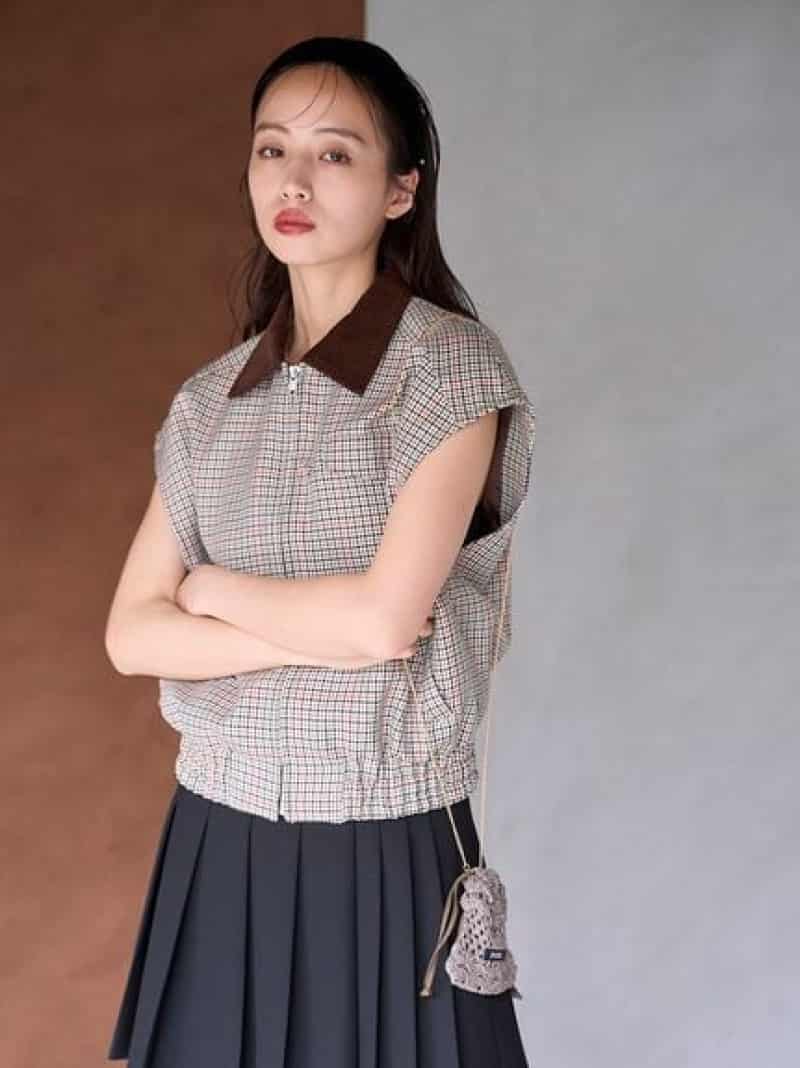 【SALE／50%OFF】バリエジレブルゾン SNIDEL スナイデル トップス ベスト・ジレ ブラック【RBA_E】【送料無料】[Rakuten Fashion]