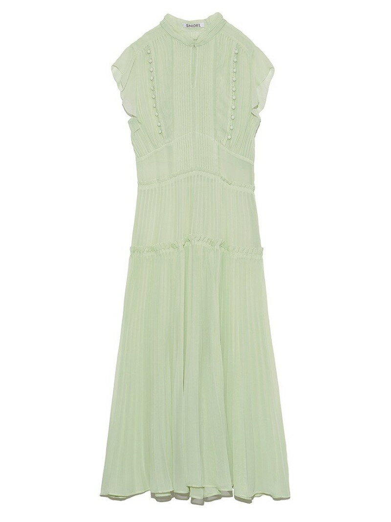 Snidel レディース ワンピース スナイデル プリーツプリントワンピース ロングワンピース セール 特集 ブラック マキシワンピース ホワイト Rakuten Fashion