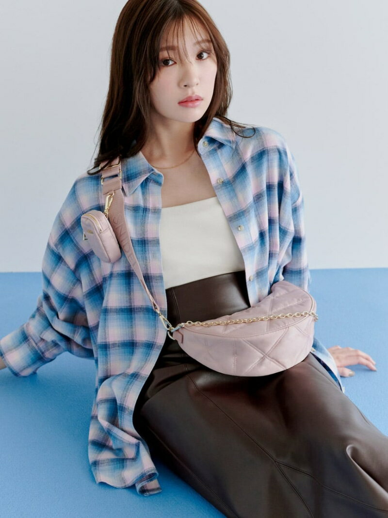 【SALE／50%OFF】オーバーサイズネルシャツ SNIDEL スナイデル トップス シャツ・ブラウス ブラック ベージュ【RBA_E】【送料無料】[Rakuten Fashion]