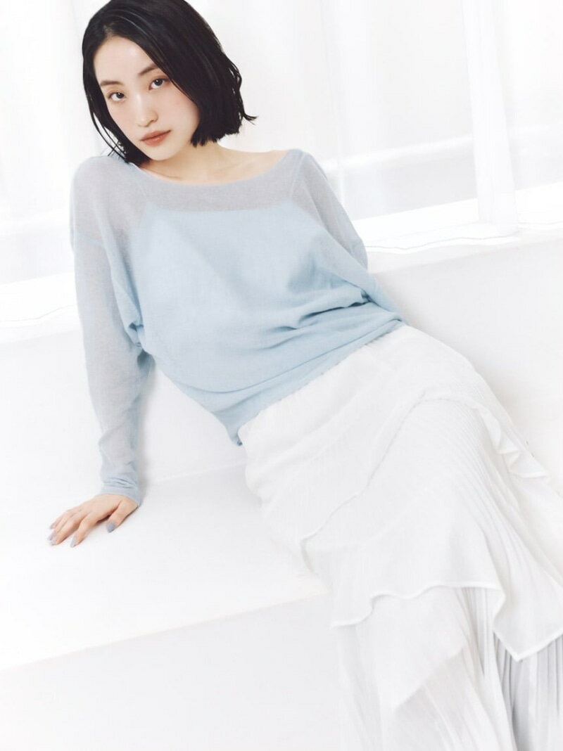 Sustainableプリーツティアードスカート【SWFS261070 追加生産分】 SNIDEL スナイデル スカート ロング・マキシスカート ホワイト【先行予約】*【送料無料】[Rakuten Fashion]