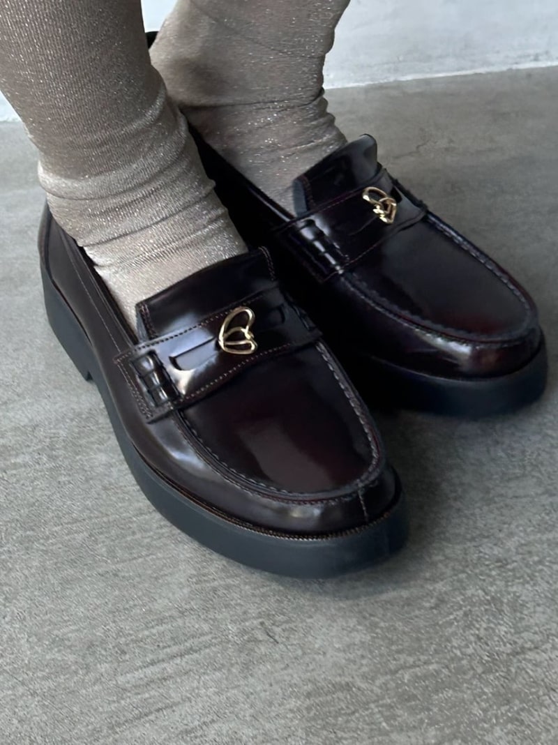 【SALE／40%OFF】【HARUTA×SNIDEL】プラットフォームローファー SNIDEL スナイデル シューズ・靴 その他のシューズ・靴 ブラック ベージュ レッド【RBA_E】【送料無料】[Rakuten Fashion]