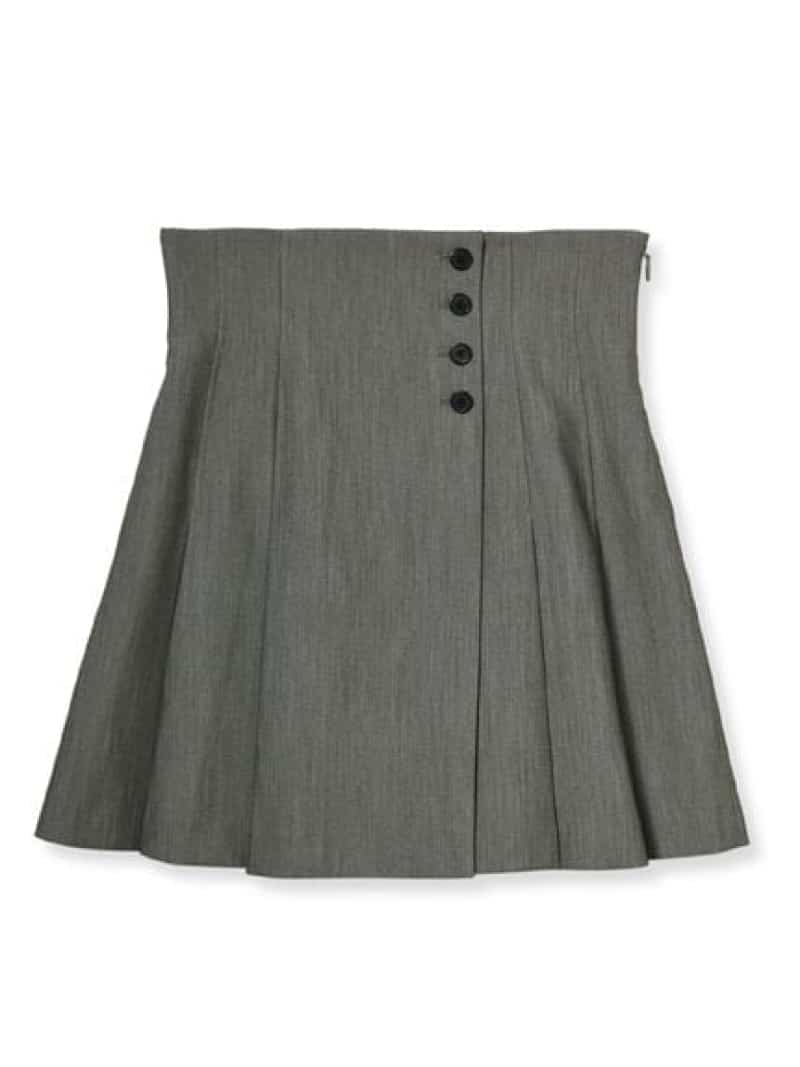 Rakuten - サイドプリーツスカショーパン SNIDEL スナイデル パンツ その他のパンツ ブラック グレー【送料無料】[Rakuten Fashion]