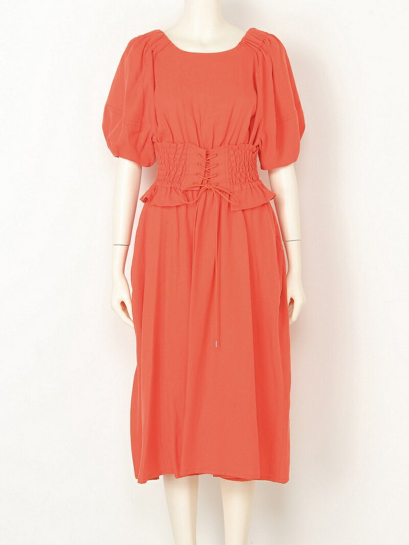 [Rakuten Fashion]【SALE／45%OFF】ウエストレースアップミドルOP S...