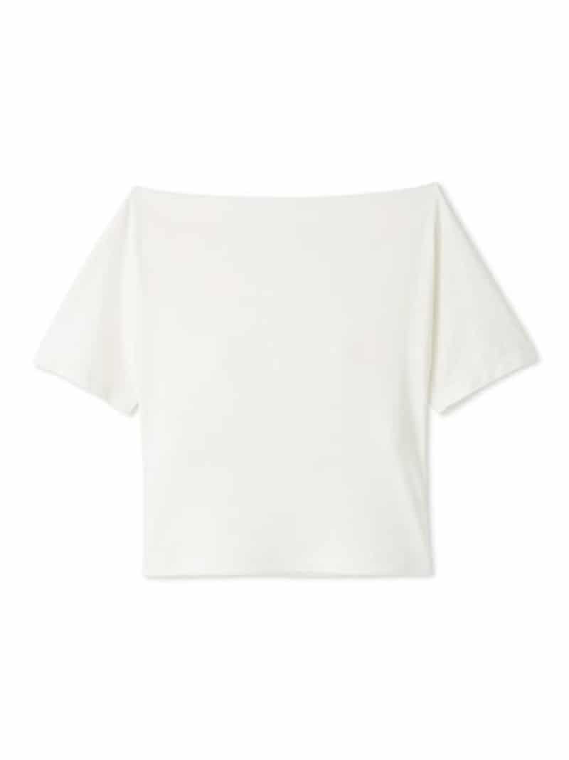 バックオープンTシャツ SNIDEL スナイデル トップス スウェット・トレーナー ベージュ ブラック